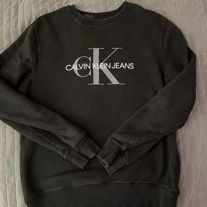 Mens small black sweater crew neck